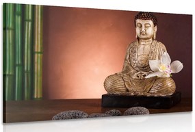 Stampa su tela – Buddha meditante