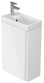 Cersanit S801-218-DSM - Mobile da bagno con lavabo MODUO SLIM 40 cm, bianco lucido