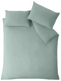 Set copripiumino e federa verde per letto matrimoniale e per letto esteso 260x220 cm So Soft Non-Iron – Catherine Lansfield
