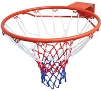 Set Canestro da Basket con Rete Arancione 45 cm 90498