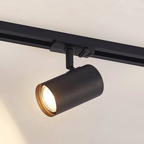 Sistema binario monofase Lindby, GU10, a 3 luci, nero
