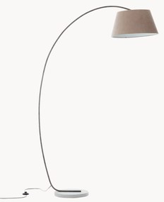 Lampada ad arco grande con finitura anticata Brok