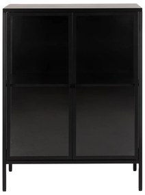 Vetrina in metallo nero 80x99 cm Newcastle - Actona