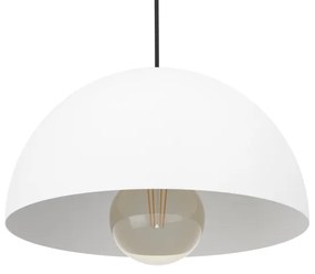 Eglo 901135 - Lampadario a sospensione con filo GAETANO 1xE27/40W/230V diametro 30 cm bianco