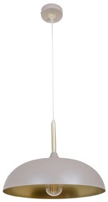 Brilagi - Lampadario a sospensione con filo ABRAHAM 1xE27/60W/230V diametro 35 cm beige