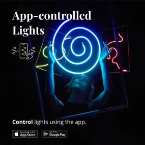 Twinkly TWFL200STW-WEU - LED RGB Striscia dimmerabile FLEX 200xLED 2 m Wi-Fi