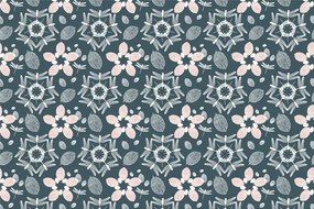 Carta da parati – Libellule nel cerchio Mandala