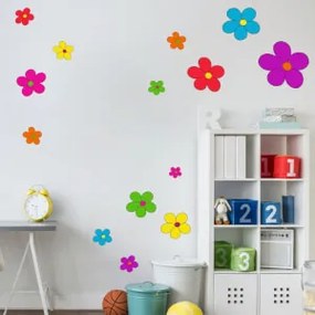Adesivi di fiori colorati | Inspio