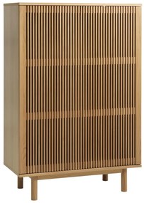 Mobile effetto rovere colore naturale 95x140 cm Tiber - Unique Furniture