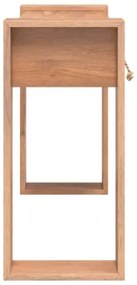 Tavolo Consolle 90x35x75 cm in Legno Massello di Teak