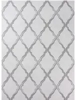 Matthew Williamson Carta da parati Jali Trellis - Silver