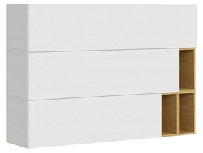 Parete Soggiorno Isoka A19 con Pensili Profondi e Personalizzabili