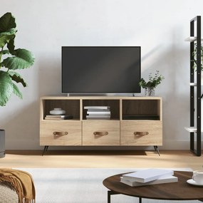 Mobile porta tv rovere sonoma 102x36x50 cm in legno multistrato