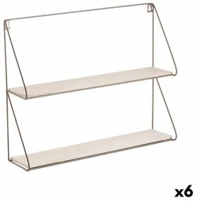 Scaffale Vinthera Moa Acciaio Dorato 50 x 40 x 12 cm (6 Unità)