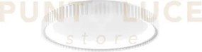 Plafoniera led nike bianca in metallo 40w 5840lm cct 2700 e 3200 e ...