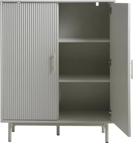 Armadietto grigio 100x125x40 cm Palma – Unique Furniture