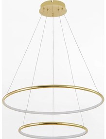 Zuma Line PL201004B-2GD - Lampadario LED a sospensione con filo MARSEILLE LED/40W/230V oro