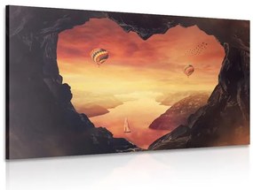 Stampa su tela – Vista dalla caverna