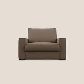 Dream poltrona letto in tessuto smacchiabile T05 marrone