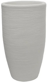 Vaso per piante e fiori SHABBY in polietilene bianco H 70 cm Ø 40 cm