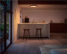 Philips - Plafoniera da soffitto dimmerabile Hue AURELLE LED/21W/230V Ø 39,5 cm nero