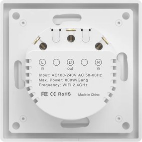 Immax NEO 07538L - Interruttore SMART a 1 tasto 230V Wi-Fi Tuya