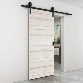 Porta scorrevole Storage in legno, L 96 x H 215 cm, con binario Rodeo