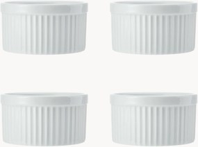 Set di 4 recipienti in porcellana Chalk