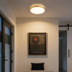 Brilagi - Lampada LED dimmerabile GLASS POOL DOUBLE LED/48W/230V 40 cm dorata + telecomando