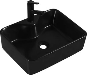 Mexen Eva lavandino da appoggio 48 x 37 cm, nero opaco - 21424970