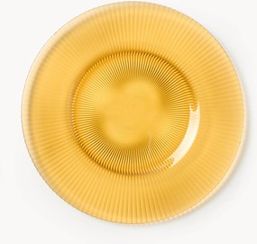 Set di 4 piatti da colazione con motivo in rilievo Effie