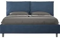 Letto Matrimoniale 160x190 cm Senza Rete Antea Blu