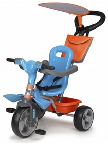 Triciclo Feber Baby Plus Music Azzurro Arancio