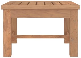 Tavolino da salotto 45x45x30 cm in legno massello di teak