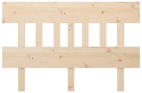 Testiera per letto 138,5x3x81 cm in legno massello di pino
