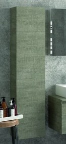 Composizione bagno 120cm sospesa con mobile specchio e colonna - KAMALU