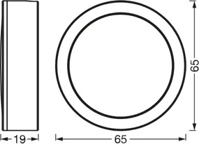 Osram - Set da 3 lampade LED sottopensile, 3W, 230V, 3000K, bianco