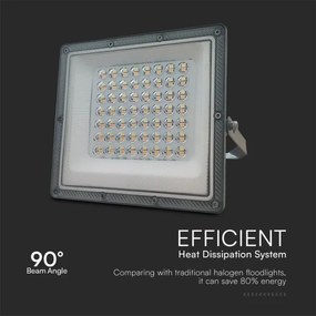 Riflettore LED LED/50W/230V IP65 3000/4000/6500K grigio