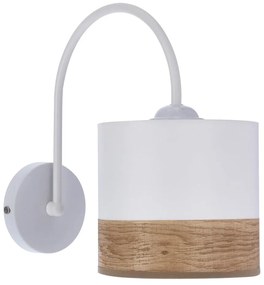 Lampada da parete bianca ø 15 cm Bianco - Candellux Lighting