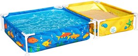Bestway Piscina Rigida Infantile Con Sandbox 213x122x30,5 cm +2 anni Giardino 00561