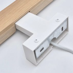 Brilagi- Illuminazione a LED per specchi da bagno WOODY MIRROR LED/8W/230V IP44 quercia/bianco