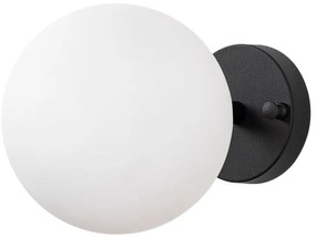 Lampada da parete bianca e nera ø 15 cm Atmaca - Opviq lights