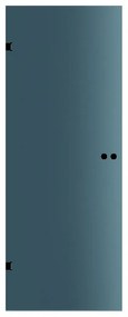 Anta in cristallo a battente Bora FumèL 70X H 210 cm, nero