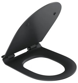 Ravak X01862 - Sedile WC a chiusura rallentata SoftClose VITA SLIM, nero