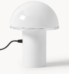 Lampada da tavolo piccola in vetro soffiato Onfale