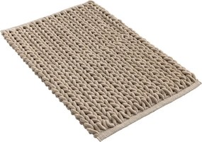 Tappetino per il bagno marrone chiaro 50x80 cm Ariel – douceur d'intérieur