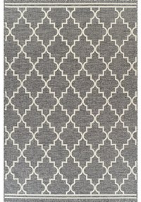 Tappeto Sea Arabesque geometrico bianco e grigio, L 230 x L 160 cm