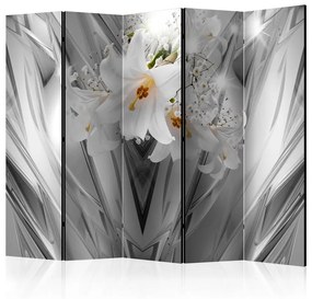 Paravento  Steel Lilies II [Room Dividers]  Colore ---, Dimensioni e Misure 225x172