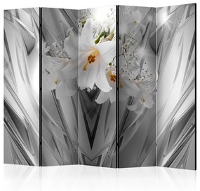 Paravento Steel Lilies II [Room Dividers]