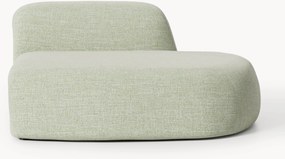 Chaise lounge in bouclé Wolke